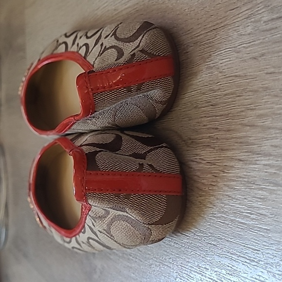 Coach Darena flats red size 7.5 B - Picture 4 of 6